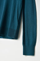 Cashmere Polo Neck Jumper - Green