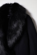 Wool Overcoat - Black