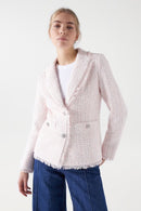 Tweed Blazer - Pink