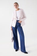 Tweed Blazer - Pink