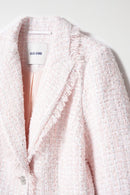 Tweed Blazer - Pink