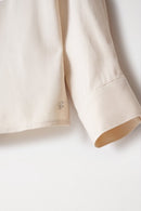 Light Denim Shirt - Beige