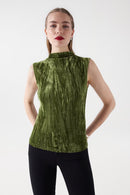 Velvet Top - Green