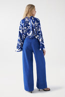 Loose High Waist Jean - Blue