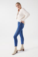 Destiny Cropped Slim - Blue