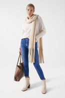 Destiny Cropped Slim - Blue