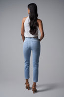 Faith Push In Cropped Jean - Blue