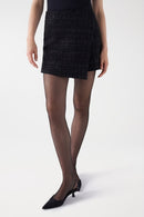 Tweed Skort - Black