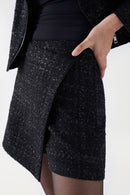 Tweed Skort - Black