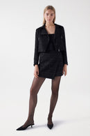 Tweed Skort - Black