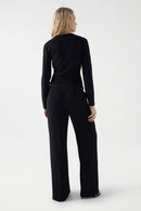 Metal Appliques Jumper - Black