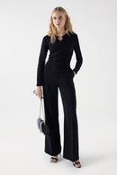 Metal Appliques Jumper - Black