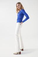 Metal Appliques Jumper - Blue