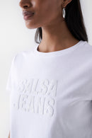 Beaded Branding T-Shirt - White