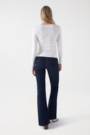 Chain Detail Top - White
