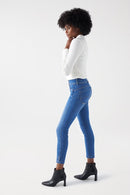 Secret Cropped Skinny Jean - Blue