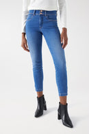 Secret Cropped Skinny Jean - Blue