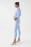 Secret Crop Skinny Jean - Blue