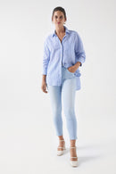 Secret Crop Skinny Jean - Blue