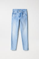 Secret Crop Skinny Jean - Blue