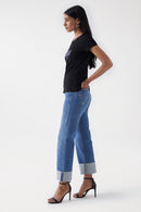 Beaded logo T-Shirt - Black