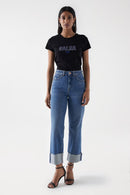 Beaded logo T-Shirt - Black