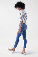 Secret Cropped Skinny - Blue