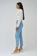 True Cropped Slim - Blue
