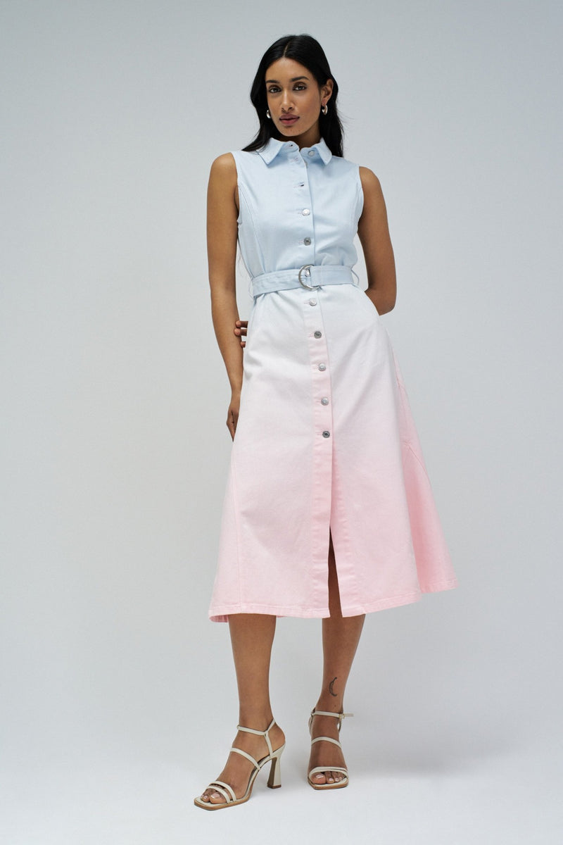 Degrade Dress - Blue