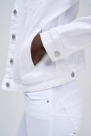 Tinted Denim Jacket - White