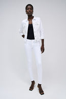 Tinted Denim Jacket - White