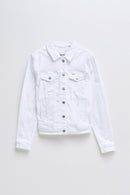 Tinted Denim Jacket - White