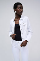 Tinted Denim Jacket - White