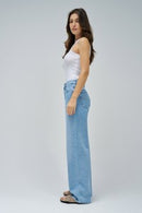Wide Leg Jeans - Blue
