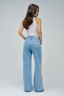 Wide Leg Jeans - Blue