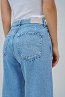 Wide Leg Jeans - Blue