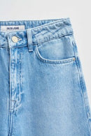 Wide Leg Jeans - Blue