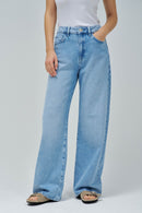 Wide Leg Jeans - Blue