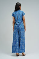 Embroidered Shirt - Blue