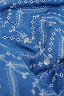 Embroidered Shirt - Blue