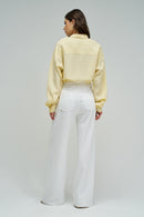 Wide Leg Jeans - White