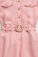 Cropped Jumpsuit - Bordeaux