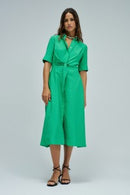 Short Sleeve Dress - Green
