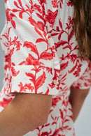 Short Sleeve Dress - Red
