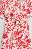 Short Sleeve Dress - Red