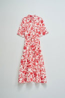 Short Sleeve Dress - Red