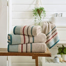 Portland Stripe Towel - Woodland