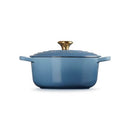Signature Cast Iron Round Casserole 20cm - Chambray