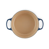 Signature Cast Iron Round Casserole 22cm - Ink