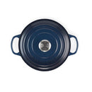 Signature Cast Iron Round Casserole 22cm - Ink